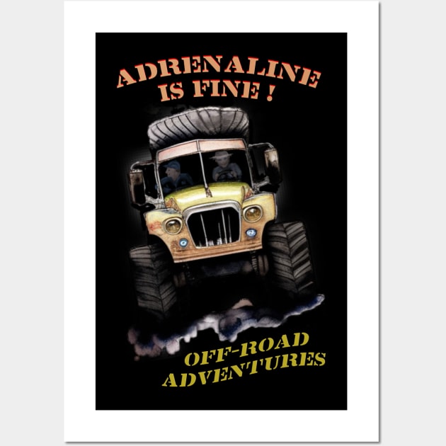 Adrenaline -Off-road Wall Art by Stades